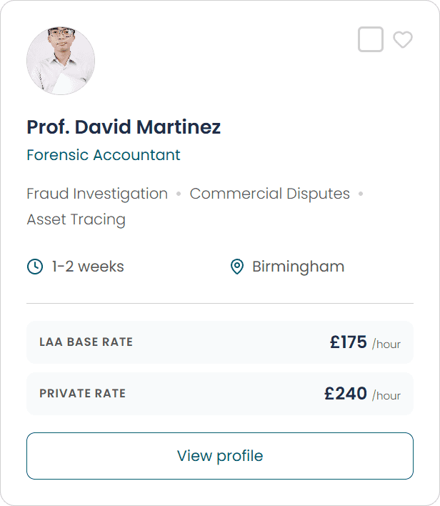 Expert Profile Card